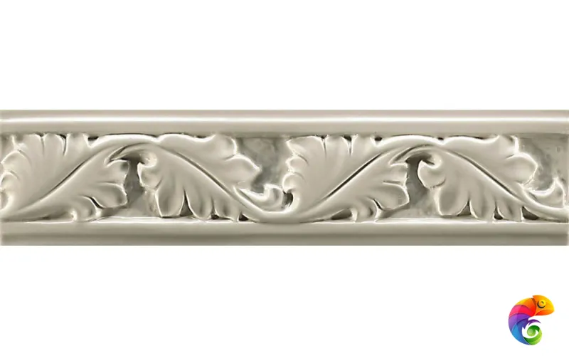 Бордюр Ceramiche Grazia Formae Foliage Diamond Ecru 6,5x26