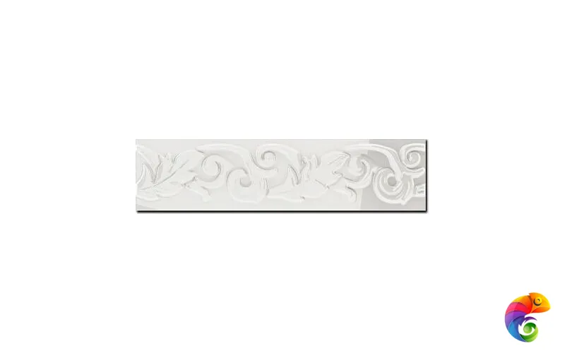 LaDiva Керамический бордюр Listello Ancona Latte 7,5x30 Luc