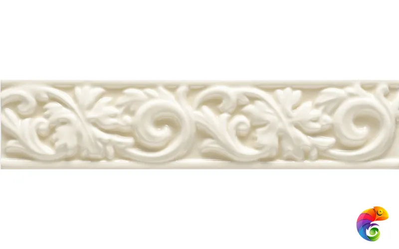 Бордюр Ceramiche Grazia Essenze Voluta Primula 6x26