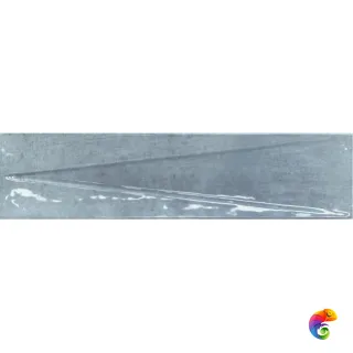 Керамическая плитка Harmony Bari Decor Blue 6x24.6 glossy