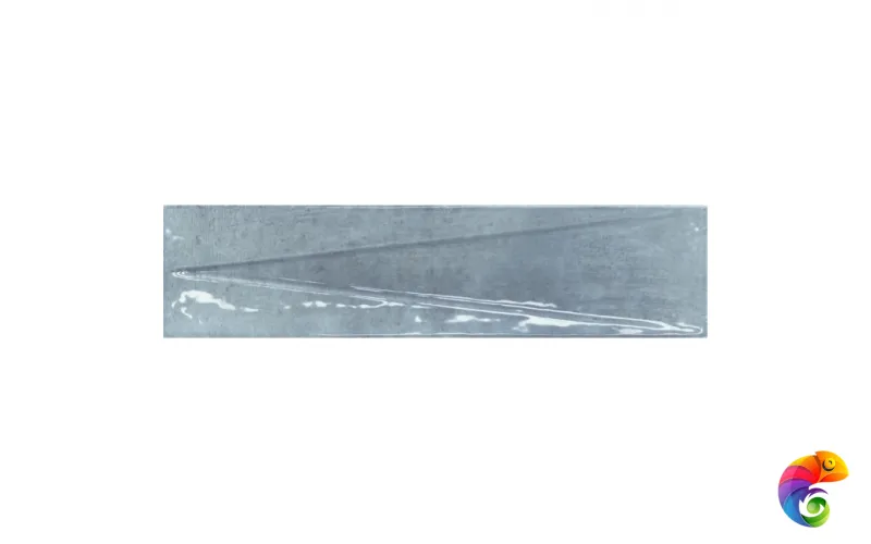Керамическая плитка Harmony Bari Decor Blue 6x24.6 glossy