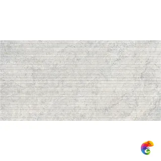 Refin Керамогранит Reliefs Beat Ribbed White R 60x120