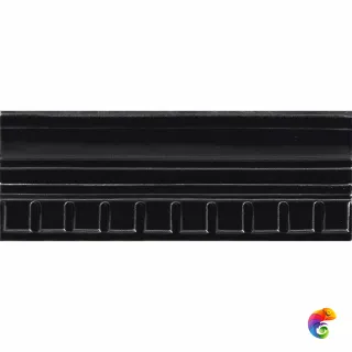 Бордюр Ceramiche Grazia Formae Fidia Ebony 10x26