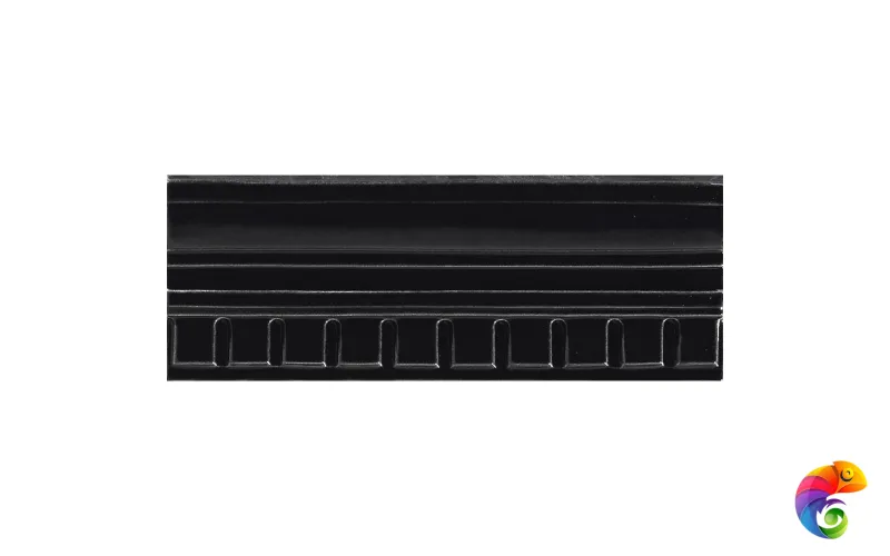 Бордюр Ceramiche Grazia Formae Fidia Ebony 10x26