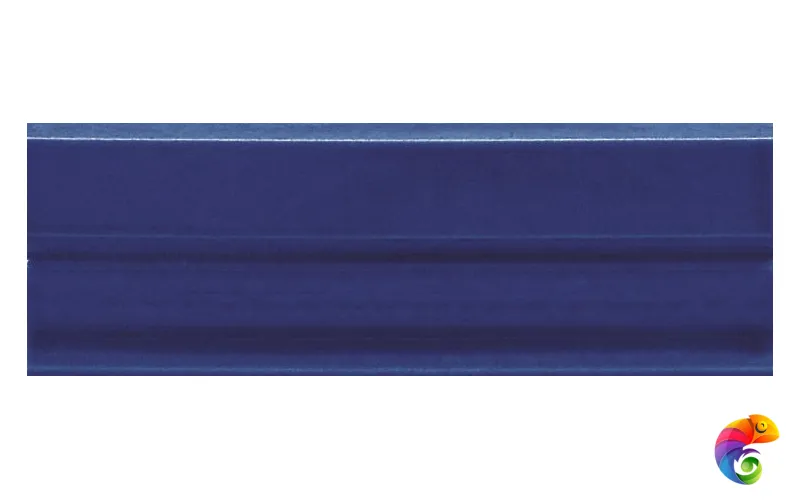 Бордюр Ceramiche Grazia Epoque Finale Diamantato Cobalt Craquele 6,5x20