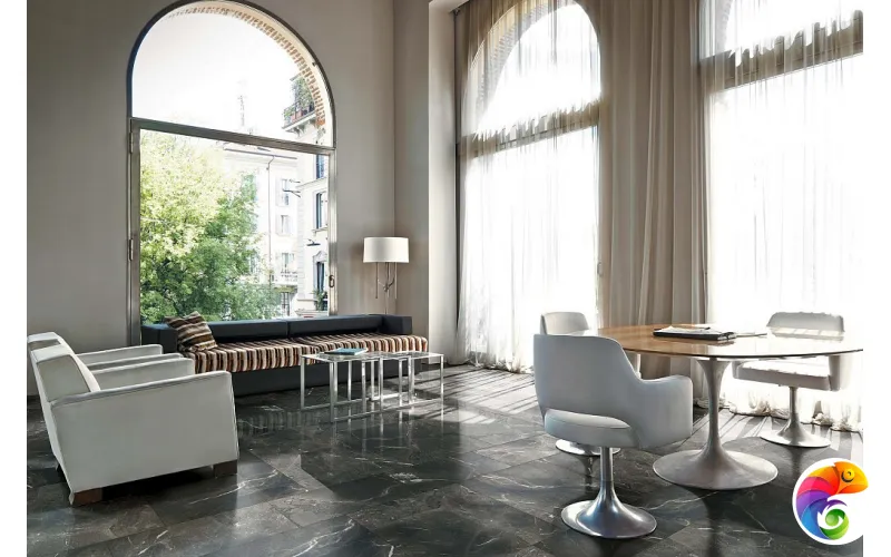 Керамогранит Cerim Timeless Black Deep Nat 80х80