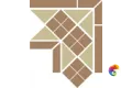 TopCer Керамический декор Octagon Corner 28,1x15,1