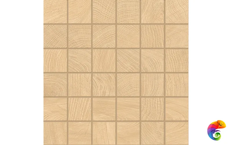 Provenza Керамогранитный декор W-Circles Mosaico 50 X 50 Walnut 30x30 матовый