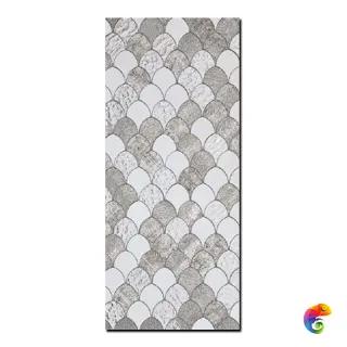 Стеклянное панно Sicis Vetrite Cobra mix Grey 25,8x32
