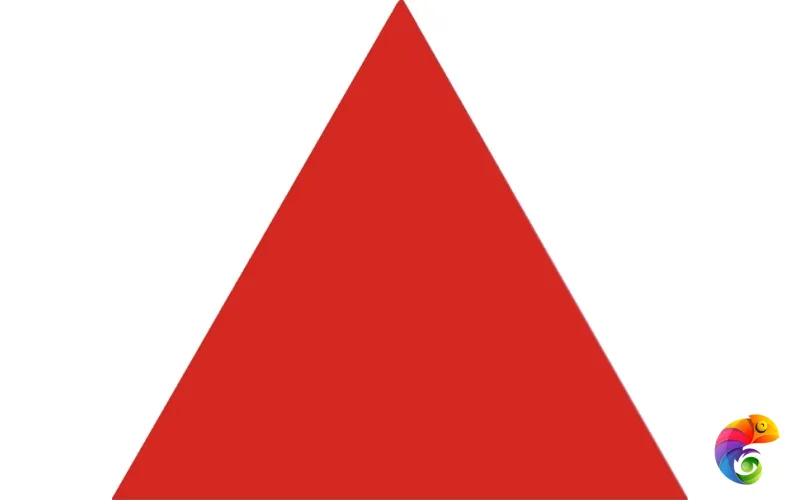 Керамическая плитка Petracers Triangolo Fondo Rosso 17x17