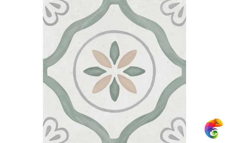Керамогранит Harmony Sirocco Green Petals 22,3x22,3