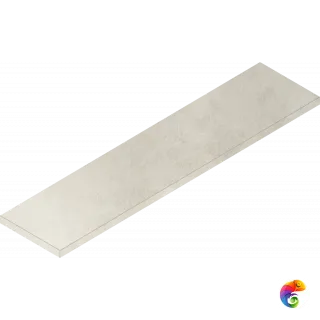 Italon Керамогранитная угловая ступень Millennium Scal. Ang. SX Pure 33x120 Nat