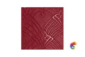 Керамическая плитка Petracers Grand Elegance Rubino Deco Lampone 20X20 Rilievo