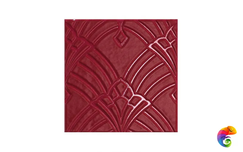 Керамическая плитка Petracers Grand Elegance Rubino Deco Lampone 20X20 Rilievo
