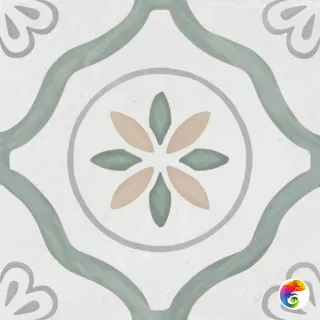 Керамогранит Harmony Sirocco Green Petals 22,3x22,3