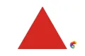 Керамическая плитка Petracers Triangolo Fondo Rosso 17x17
