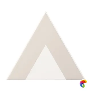 Керамическая плитка Petracers Triangolo Pinco Grigio Su Bianco 17x17