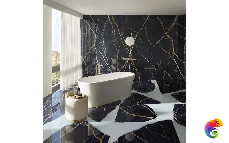 Provenza Керамогранит Unique Marble Sahara Noir 120x278 Lappato
