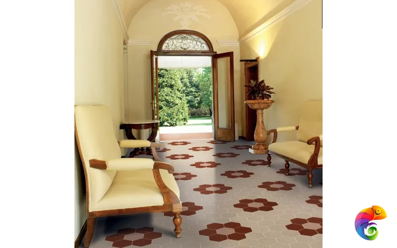 Керамогранит Etruria Design Hex Collection Esagono Rosa 1° Scelta 15x17
