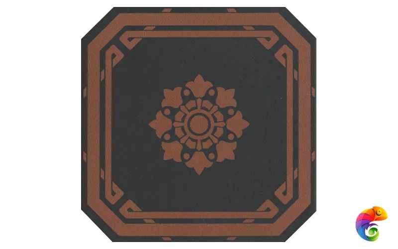 Керамическая плитка Ceramiche Grazia Old England Ottagono Black Chester 20x20