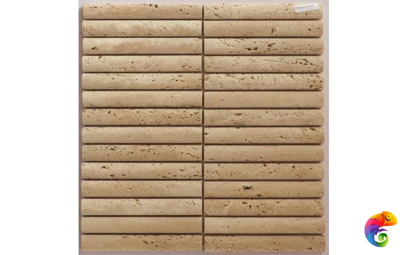 Art&Natura Мозаика из натурального камня 20x148 Marble Mosaic Pomona003 298x306