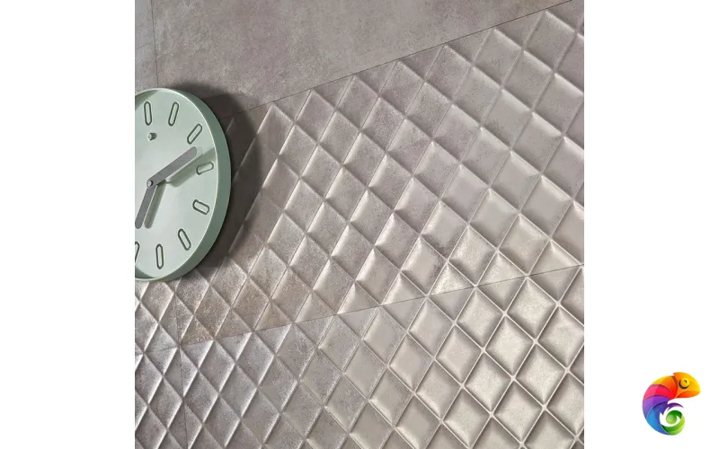 Керамическая плитка Love Ceramic Metallic Chess Iron Rett 45x120