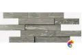 Керамогранит Италон Скайфолл Гриджио Брик 3D Патинированный 28x78