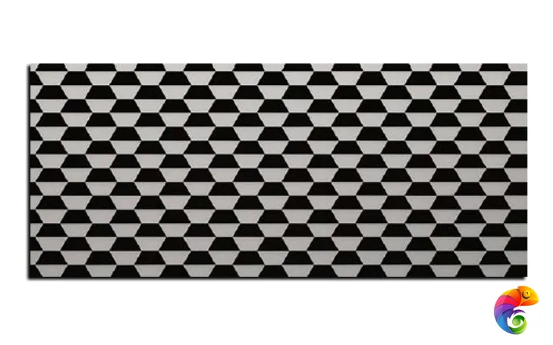 Стеклянное панно Sicis Vetrite Geode Zebra 31,9x34