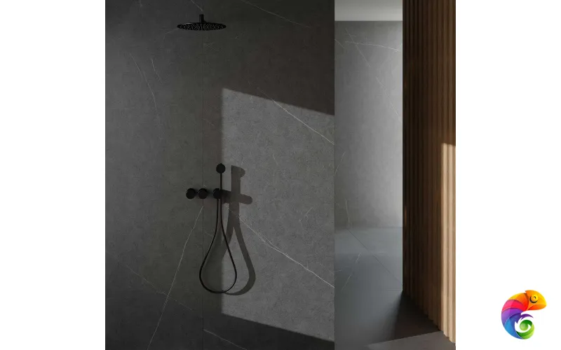 Керамогранит Living Allure Anthracite 120x120, 9 mm, Natural Finish