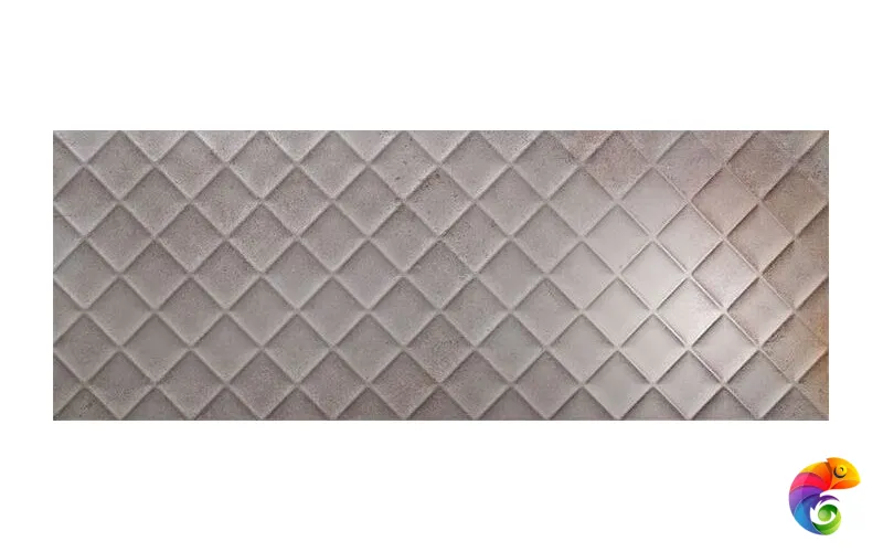 Керамическая плитка Love Ceramic Metallic Chess Iron Rett 45x120