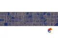 Керамогранит Mutina Mater Segno Blu 15x60