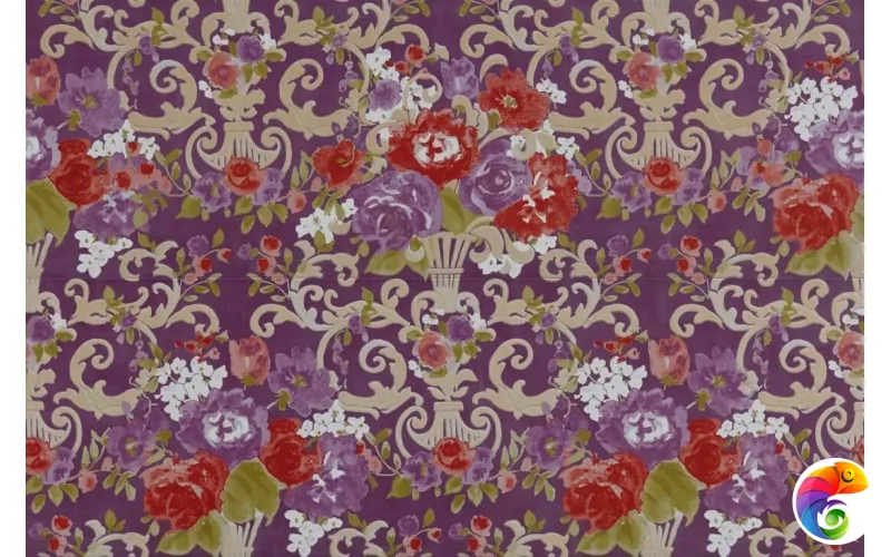 Керамическая плитка Petrachers Primavera Romana Fioritura Su Viola Luc 65x97,7