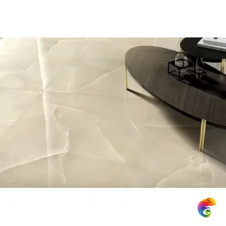 Refin Керамогранит Prestigio Onyx Beige 60x60x0,9 Lucido Rt