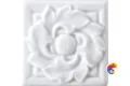 Вставка Ceramiche Grazia New Classic Hellas Tozzetto Bianco 6x6