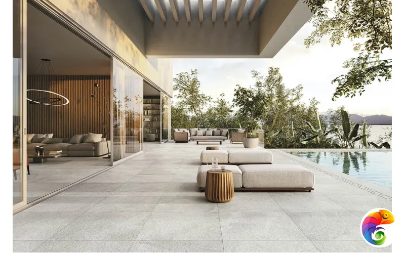 Refin Керамогранит River White 120x120x0,9 Lucido Rt