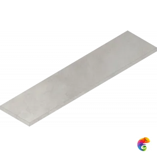 Italon Керамогранитная угловая ступень Millennium Scal. Ang. SX Silver 33x120 Nat