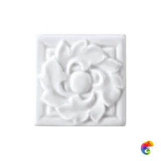 Вставка Ceramiche Grazia New Classic Hellas Tozzetto Bianco 6x6