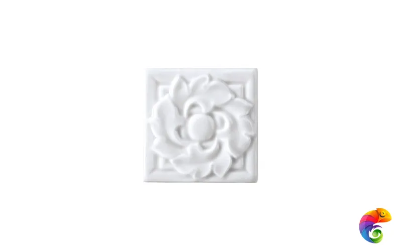 Вставка Ceramiche Grazia New Classic Hellas Tozzetto Bianco 6x6