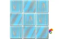 Rose Mosaic Стеклянная мозаика 1x1 G14(5) сетка 318х318