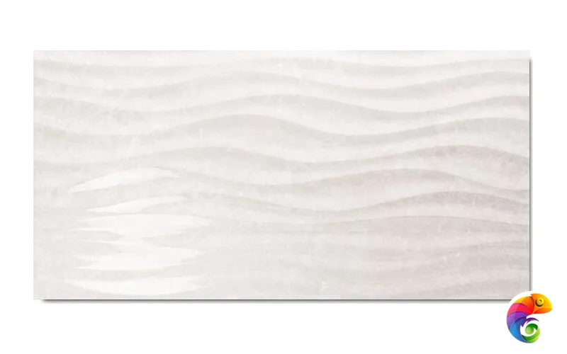 Керамическая плитка Love Ceramic Marble Curl Light Grey Shine 35x70