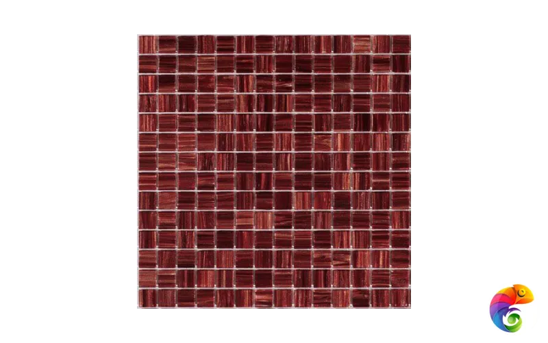 Rose Mosaic Стеклянная мозаика 2x2 GA45 сетка 327x327