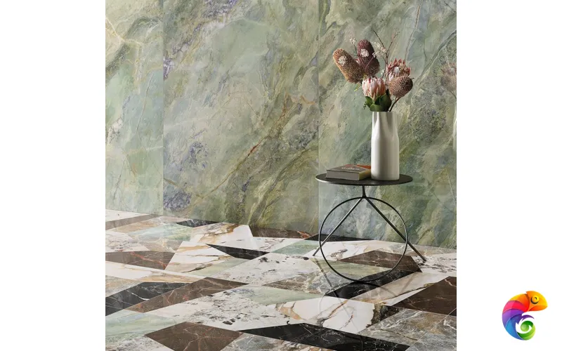 Керамогранит Keope Ceramiche 9Cento Raggio Verde Rett 120x278
