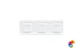 Вставка Ceramiche Grazia Boiserie Square Bianco Craquele 6,5x20