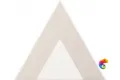 Керамическая плитка Petracers Triangolo Pinco Grigio Su Bianco 17x17