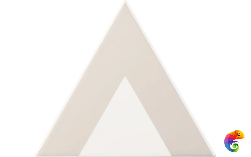 Керамическая плитка Petracers Triangolo Pinco Grigio Su Bianco 17x17