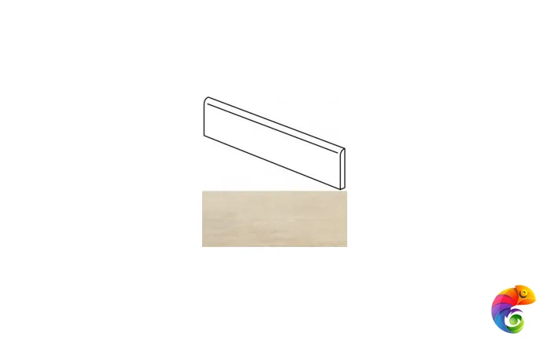 Refin Керамогранитный плинтус Stile Battiscopa Beige R 10x60
