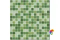 Rose Mosaic Смесь из стеклянной мозаики 2x2 Aquatica Mojito R+ сетка 327x327
