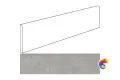 Italon Плинтус из керамогранита Avantgarde Silver 7,2x80 Battiscopa
