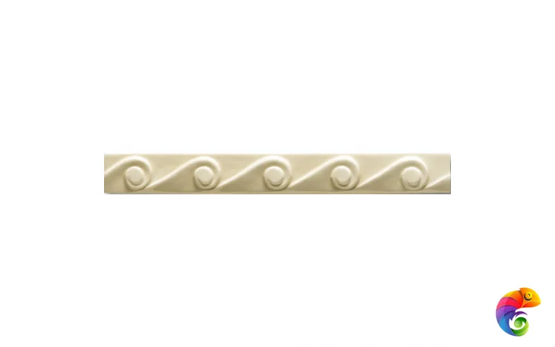 Бордюр Ceramiche Grazia Essenze Onda Gelsomino 3x26