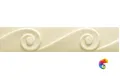 Бордюр Ceramiche Grazia Essenze Onda Magnolia Craquele 5,5x26